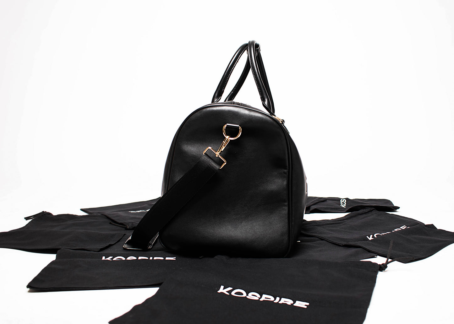 KOSPIRE DUFFEL/TRAVEL BAG (BLACK)